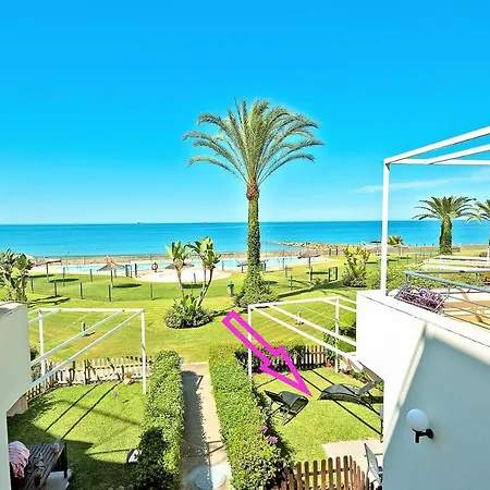 On Beach Deluxe Apartment With Pools And Own Garden El Puerto de Santa María Buitenkant foto